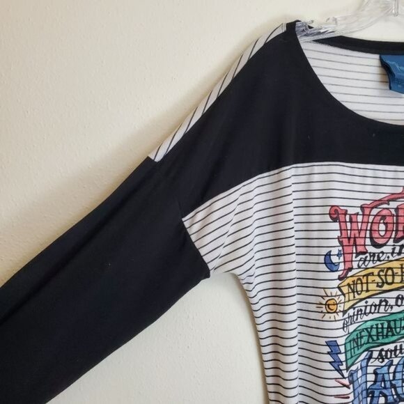 Harry Potter striped Words Magic raglan tee - Picture 5 of 10